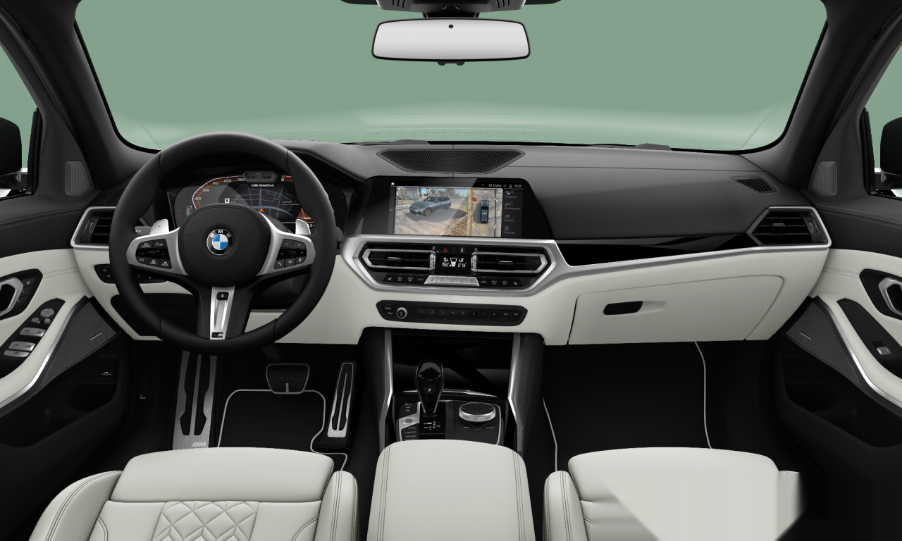 Interior of 2020 BMW M340d xDrive (G21), VIN WBA51DZ020FK39816