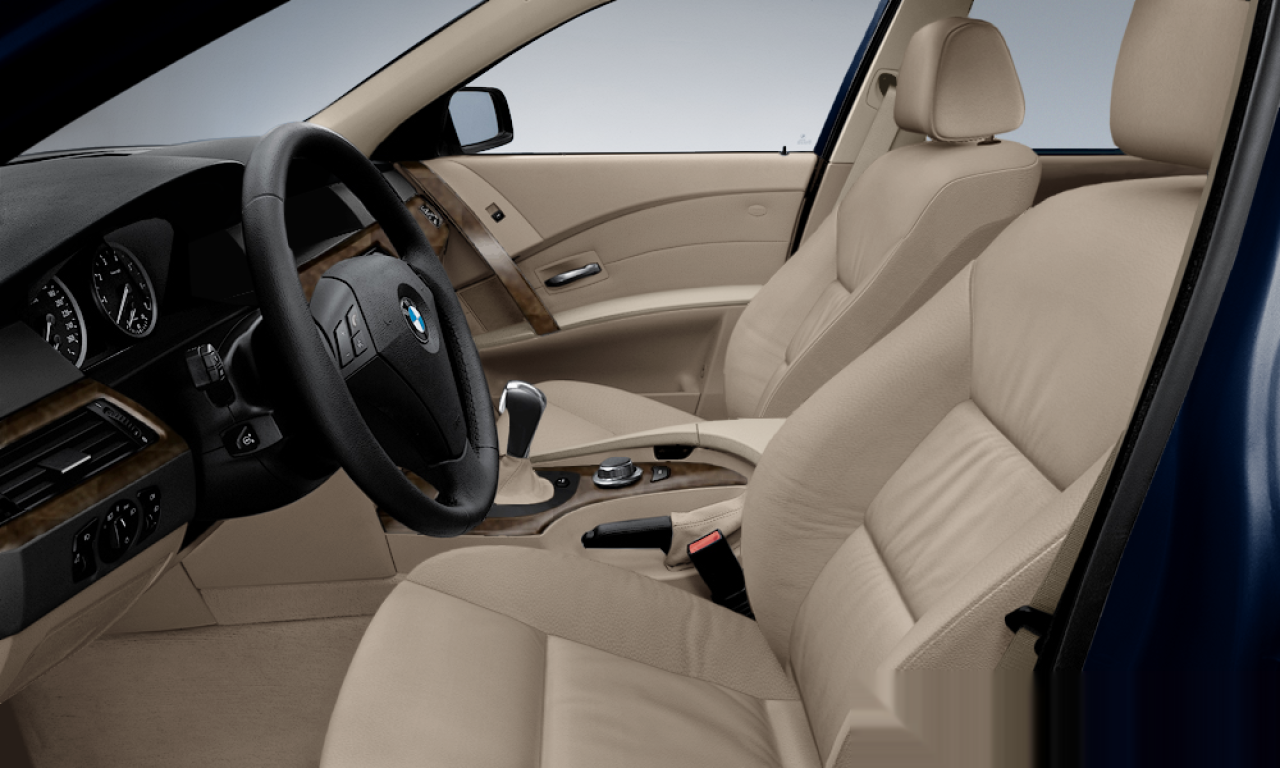Interior of 2005 BMW 530d (E60), VIN WBANR71010CR01893