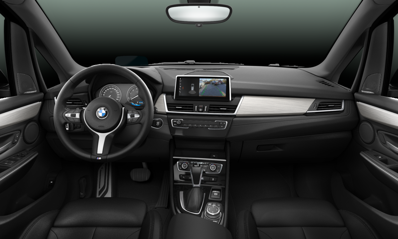 Interior of 2019 BMW 225xe iPerformance (F45 (MUE)), VIN WBA6Y310107E56907