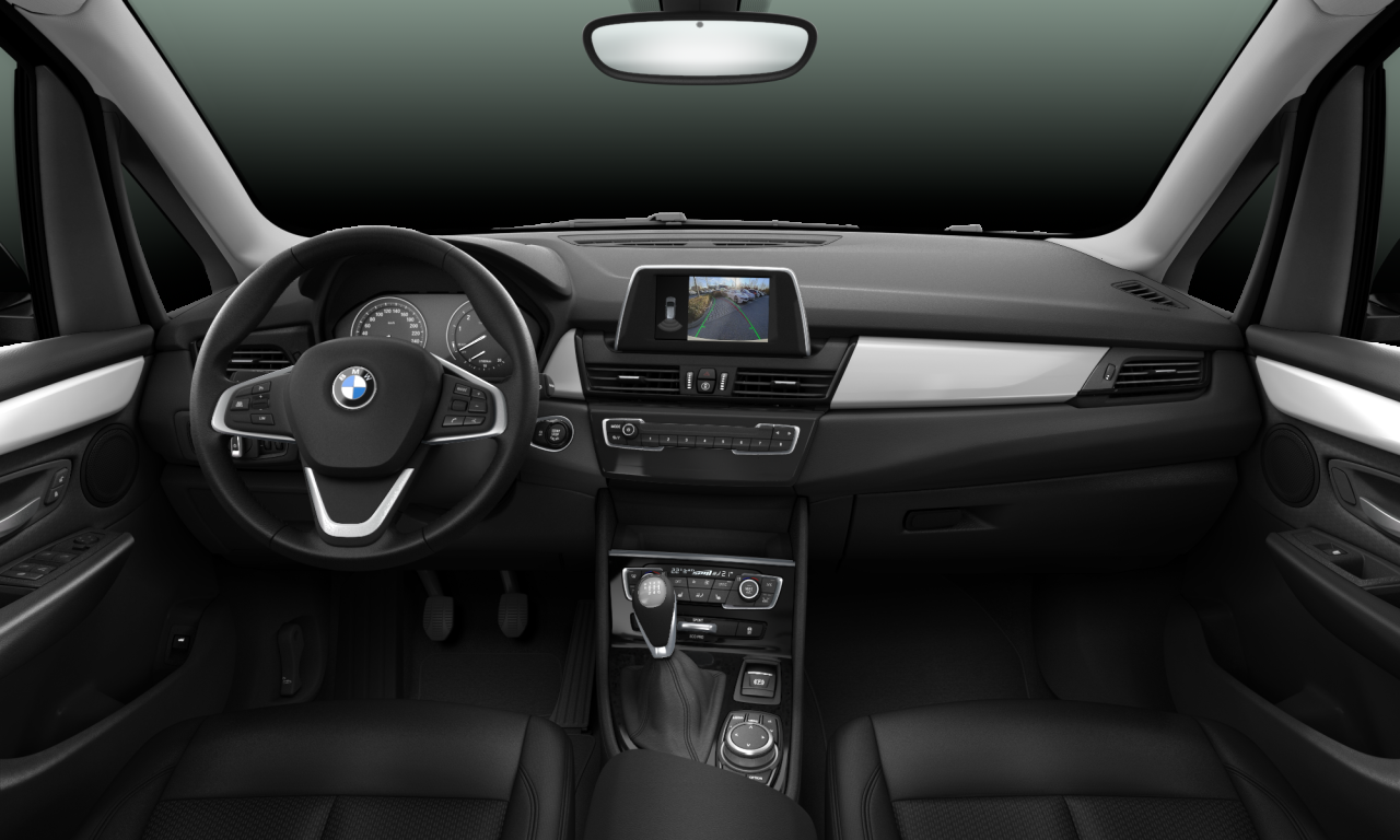 Interior of BMW 216i (F45 (MUE)), VIN WBA2X910807J43290