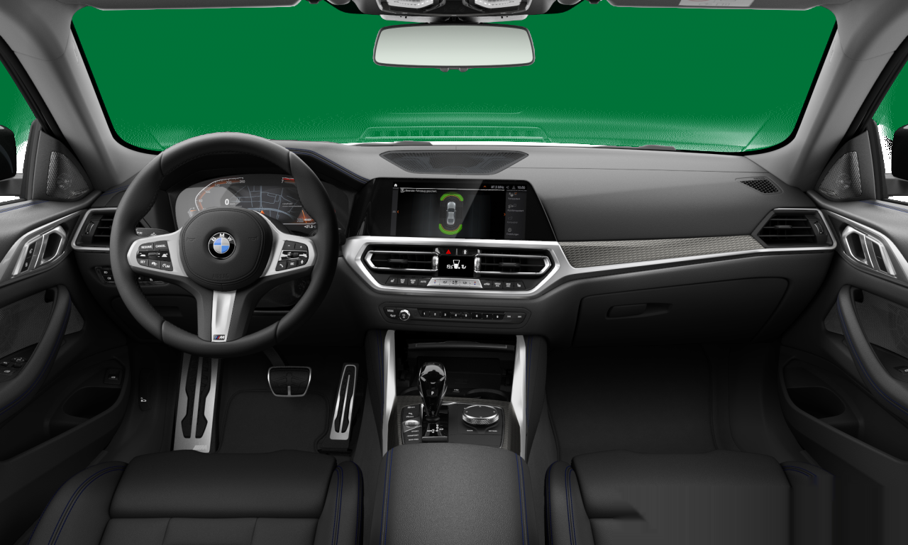 Interior of BMW 430i (G22), VIN WBA51AP0X0CF57656