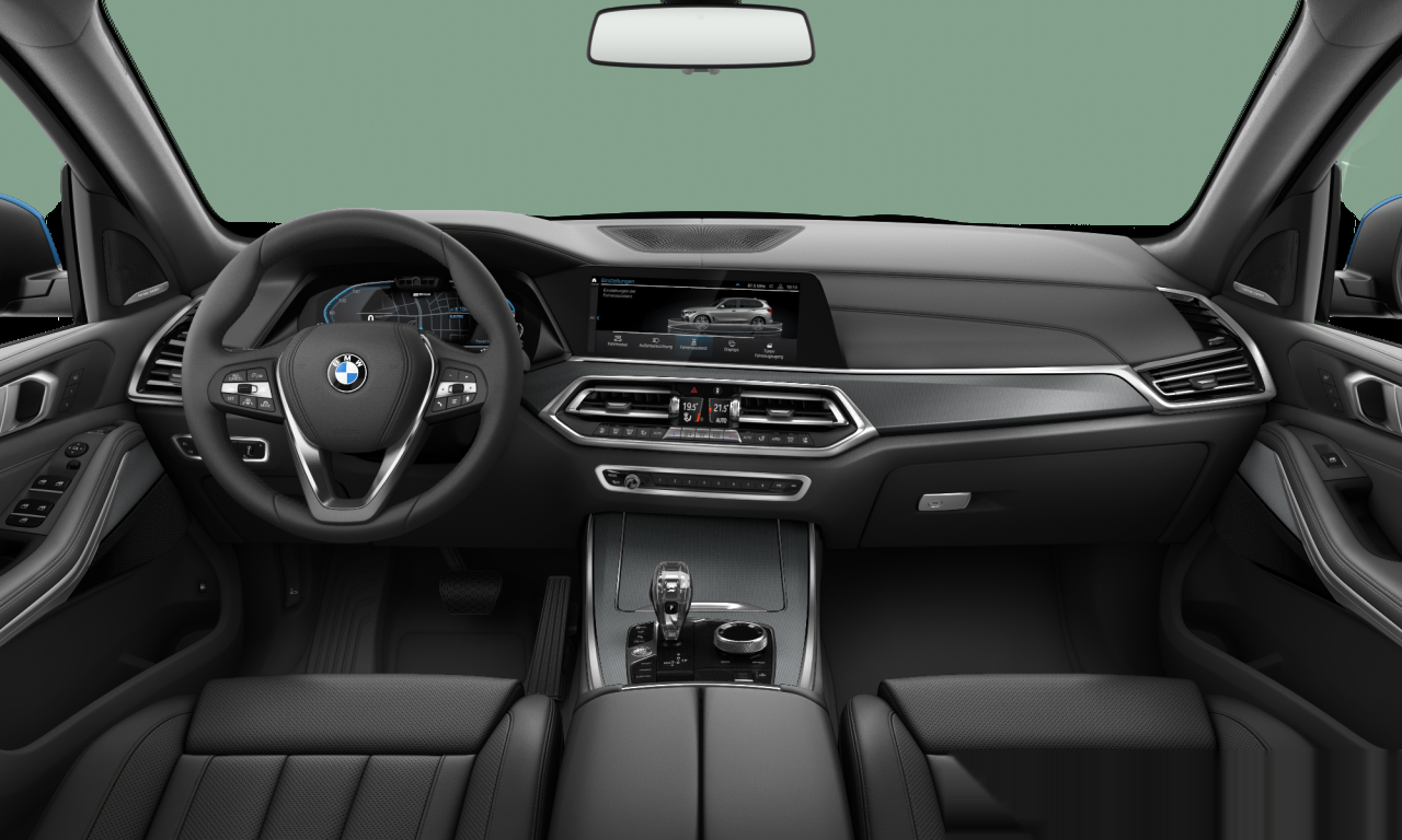 Interior of BMW X5 xDrive45e (G05), VIN WBATA6102L9B71649