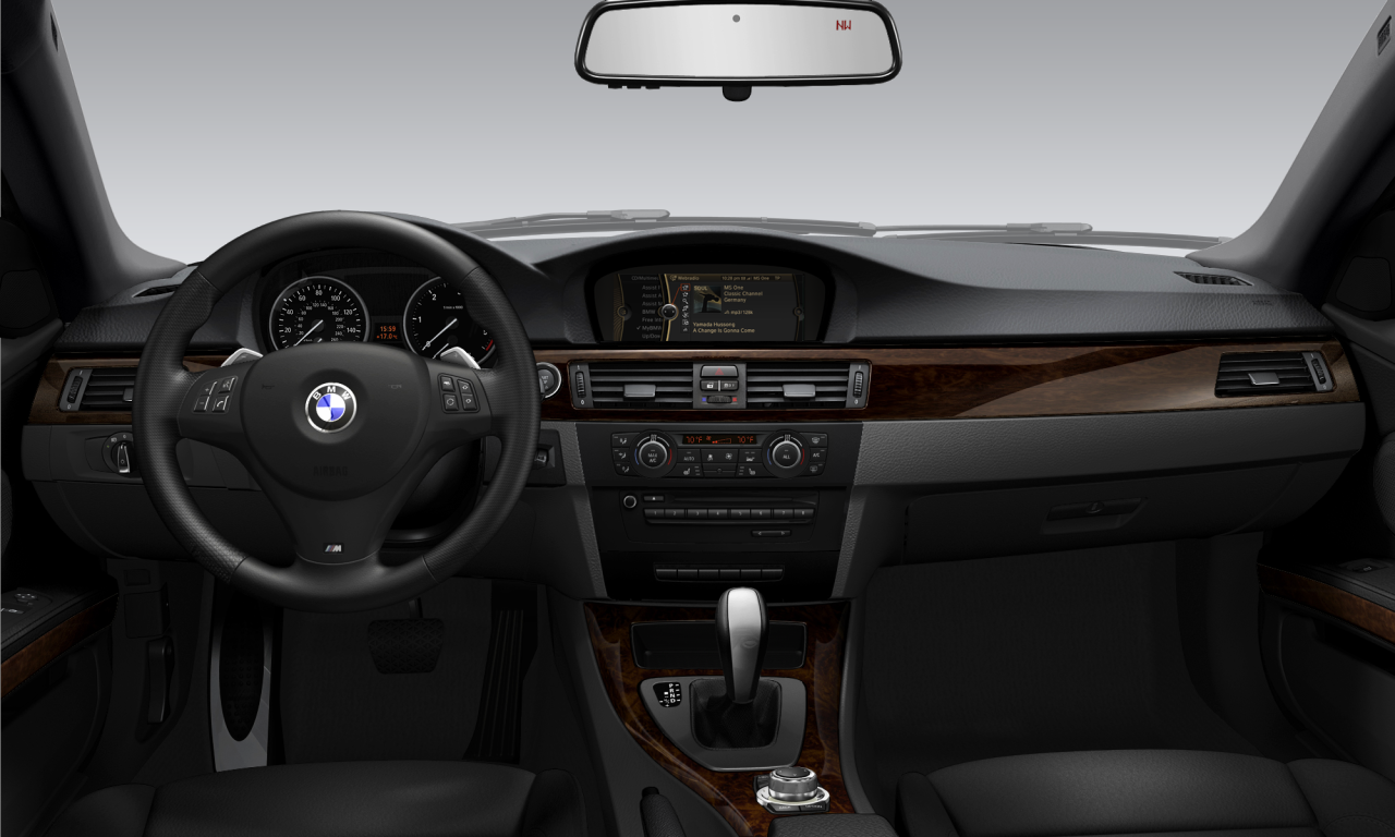 Interior of BMW 328i (E92 (MUE)), VIN WBAKE3C50BE769023