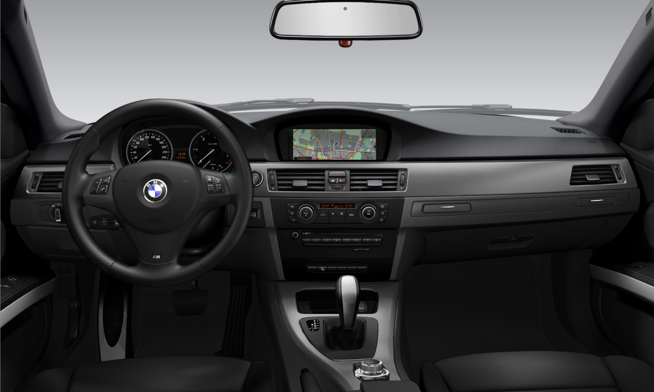 Interior of BMW 320d (E92 (MUE)), VIN WBAKK31060E847303