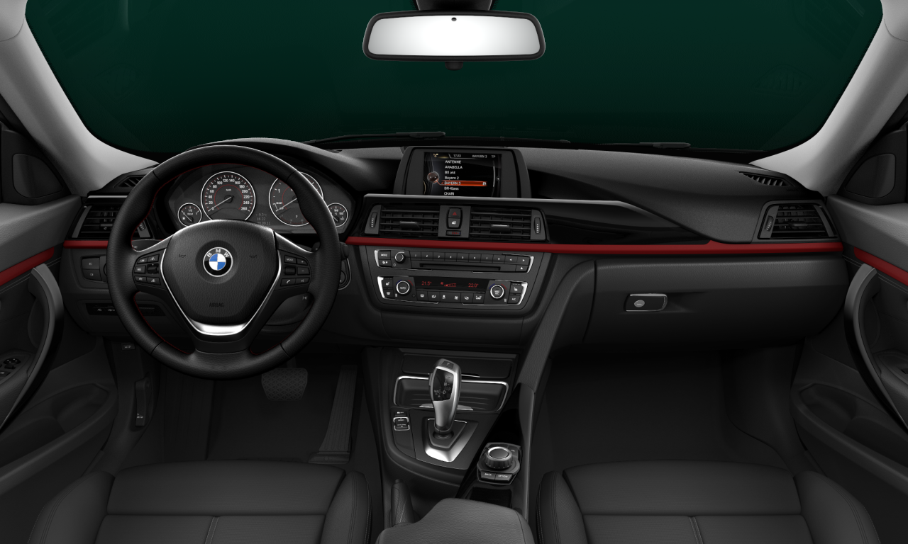 Interior of BMW 320d xDrive (F34), VIN WBA3Y5102FD953552