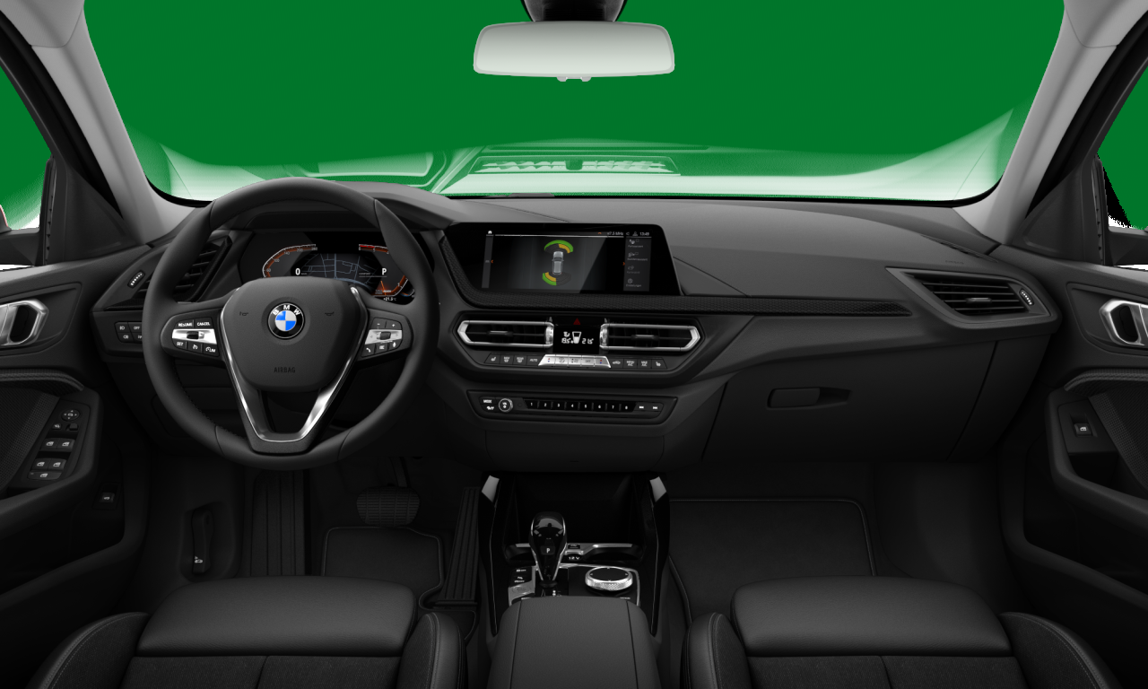 Interior of 2022 BMW 120d (F40), VIN WBA7N310X05V00411