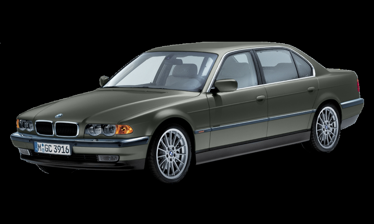 Exterior of BMW 740D (E38), VIN WBAGE81000DB84071