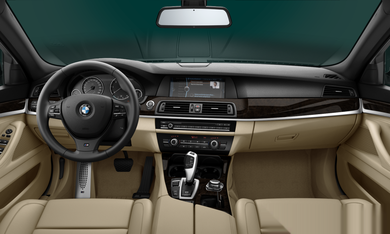 Interior of 2012 BMW 530d xDrive (F10), VIN WBAFV31010DZ18017