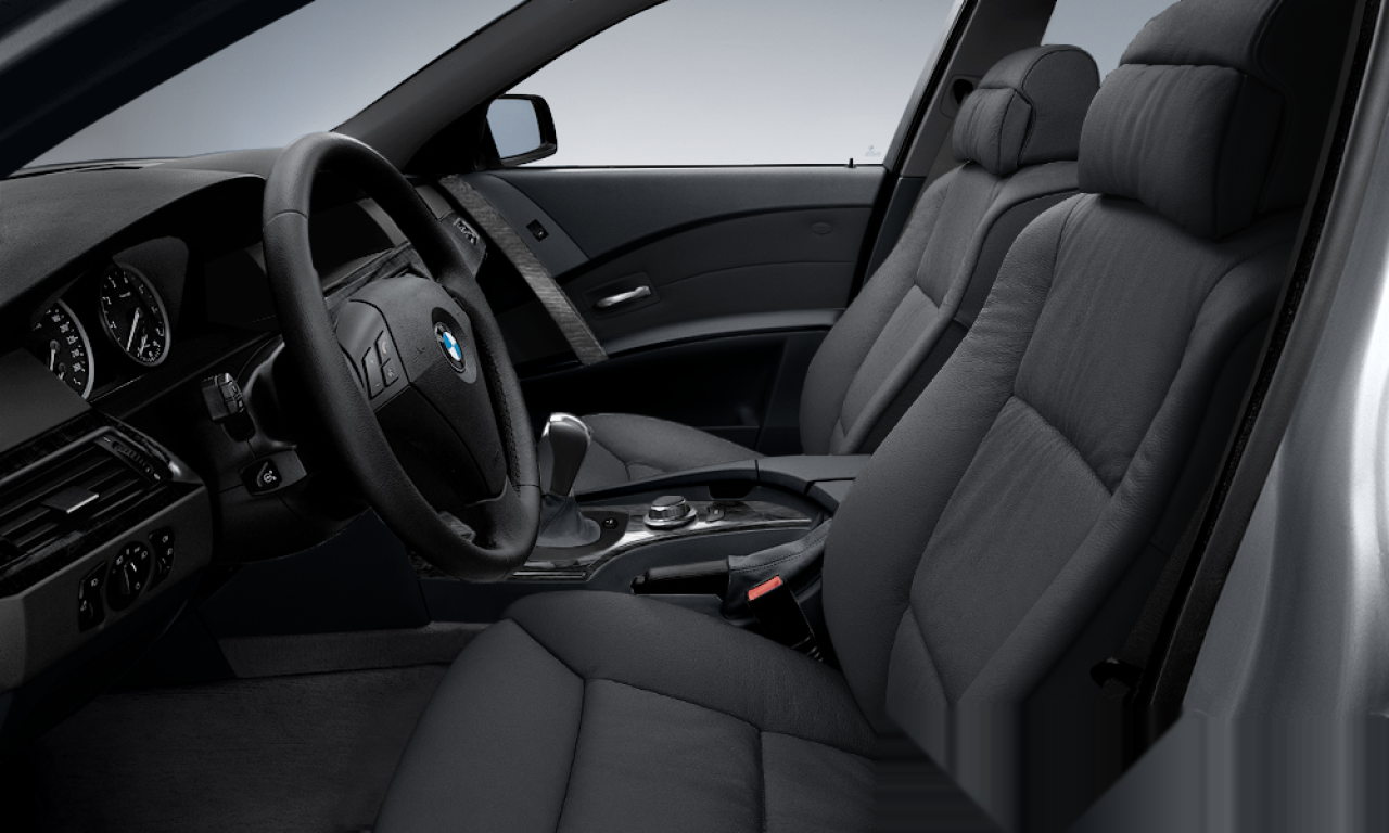 Interior of BMW 535d (E60), VIN WBANC91090B757402