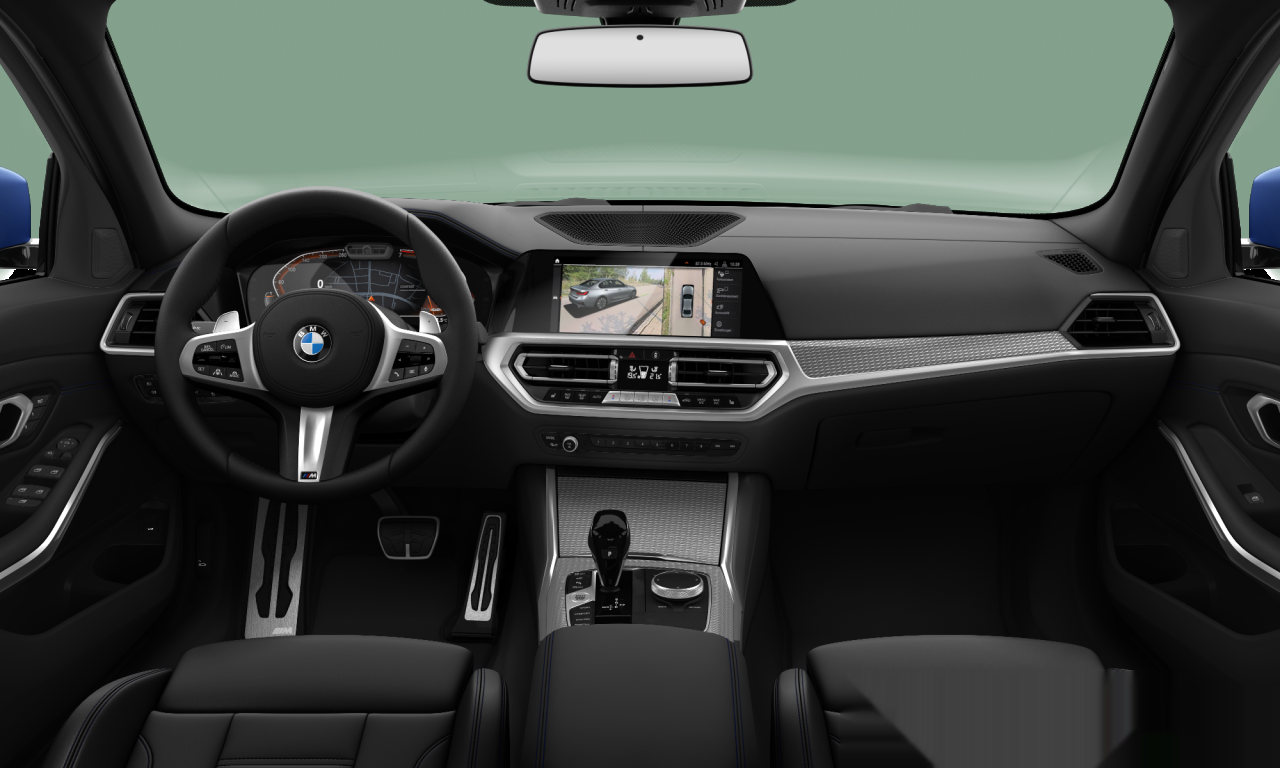 Interior of BMW 330i (G20), VIN WBA5R120X0AK71962