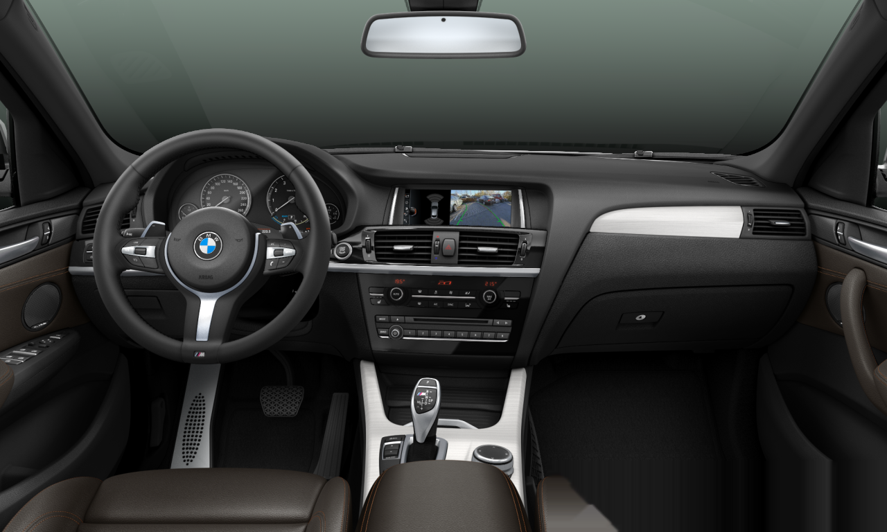 Interior of BMW X4 M40i (F26), VIN WBAXW7102G0T75464