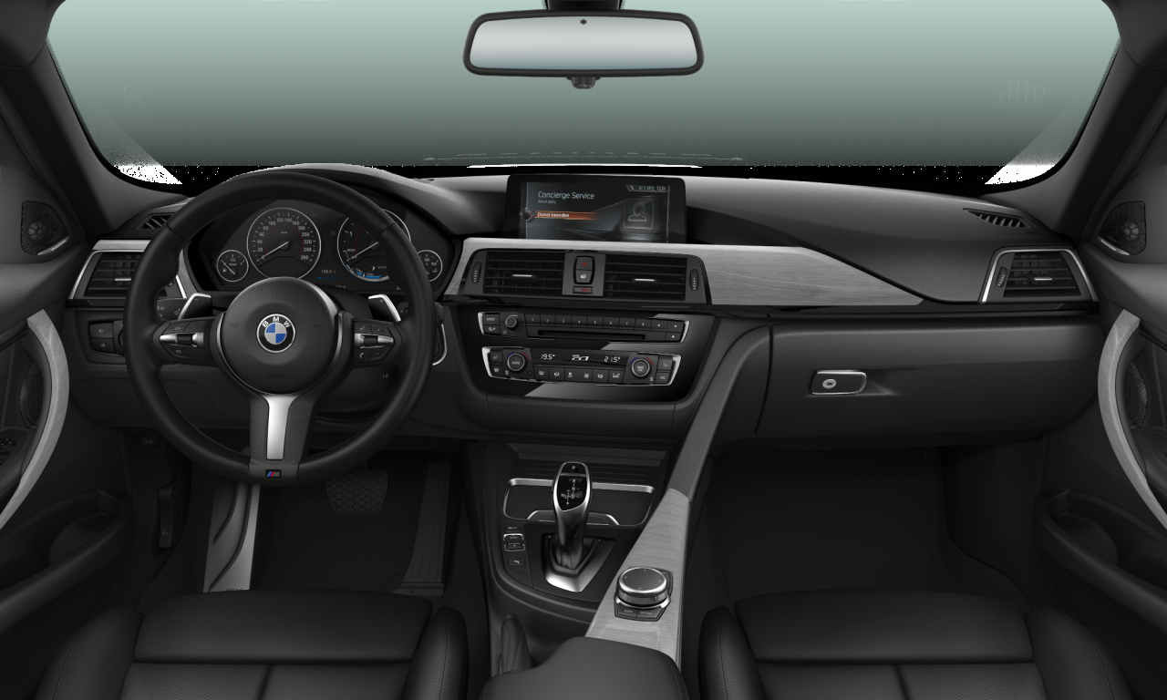 Interior of BMW 330d (F30 (MUE)), VIN WBA8F32080A131328
