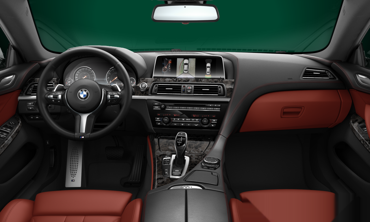 Interior of 2015 BMW 640i (F06 (MUE)), VIN WBA6D02060D988905