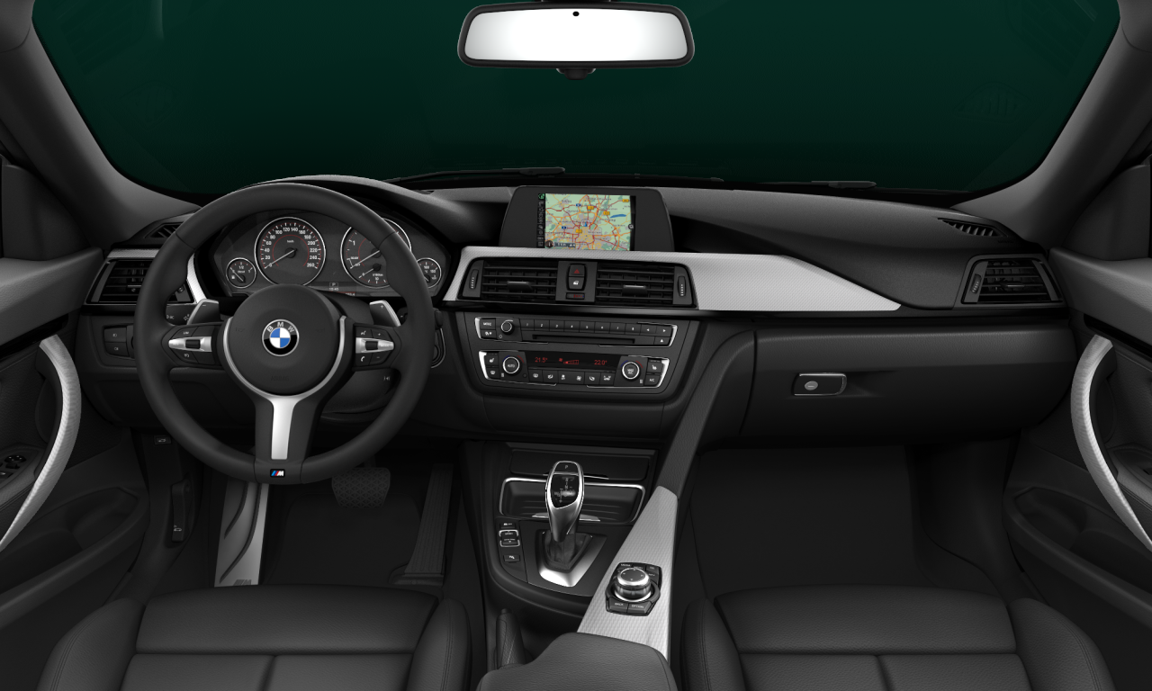 Interior of 2014 BMW 330d xDrive (F34), VIN WBA3Z52010D697164