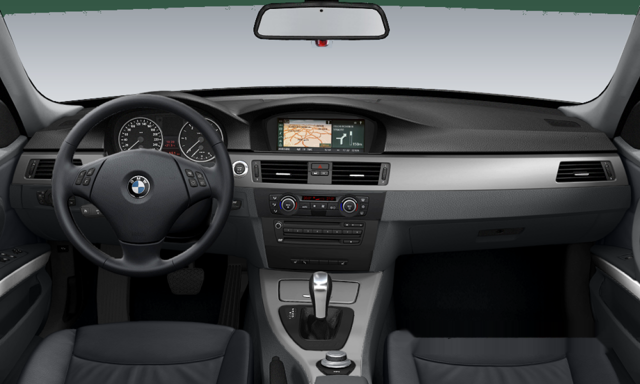 Interior of 2006 BMW 330d (E90), VIN WBAVC92000FG87119