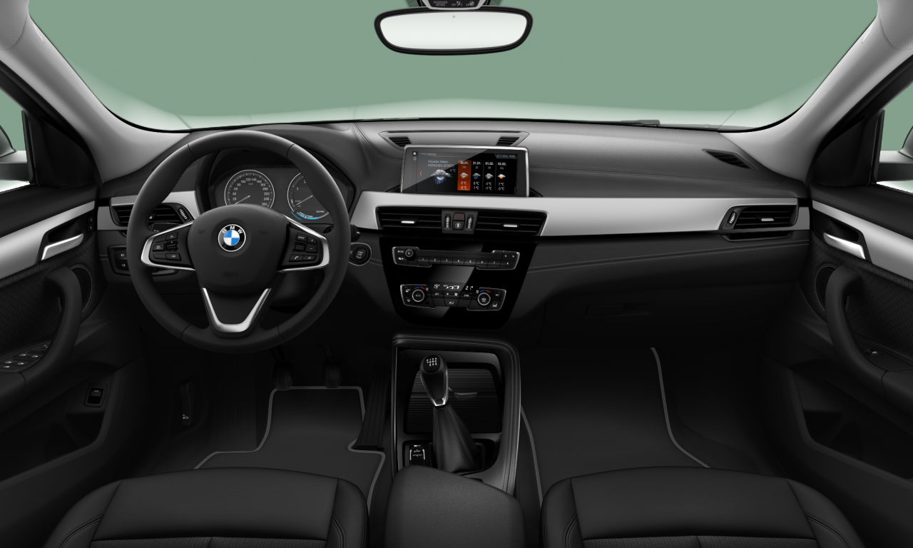 Interior of BMW X2 sDrive18d (F39), VIN WBAYK510605V36735