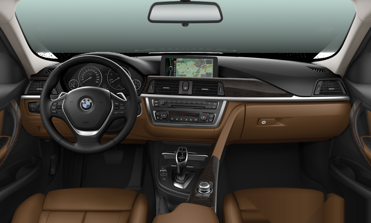 Interior of 2012 BMW 320d xDrive (F30), VIN WBA3D51040F142486
