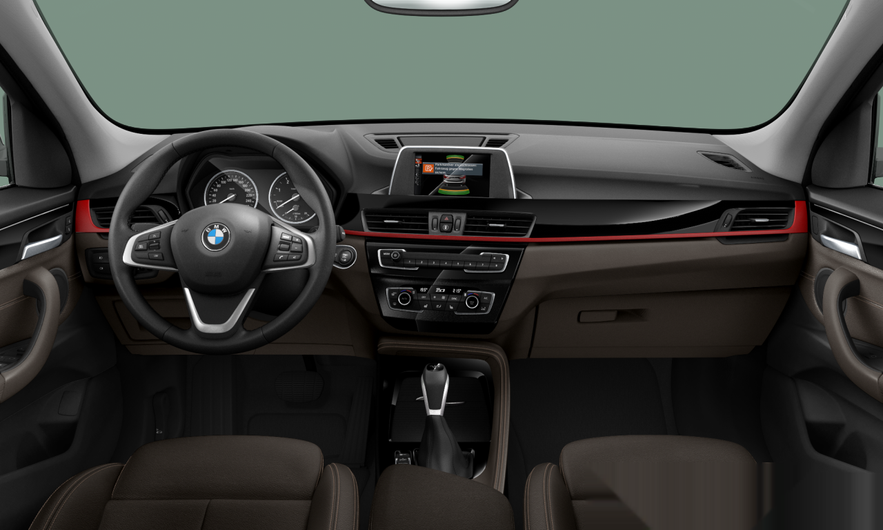 Interior of BMW X1 xDrive20d (F48), VIN WBAHU310105H52784