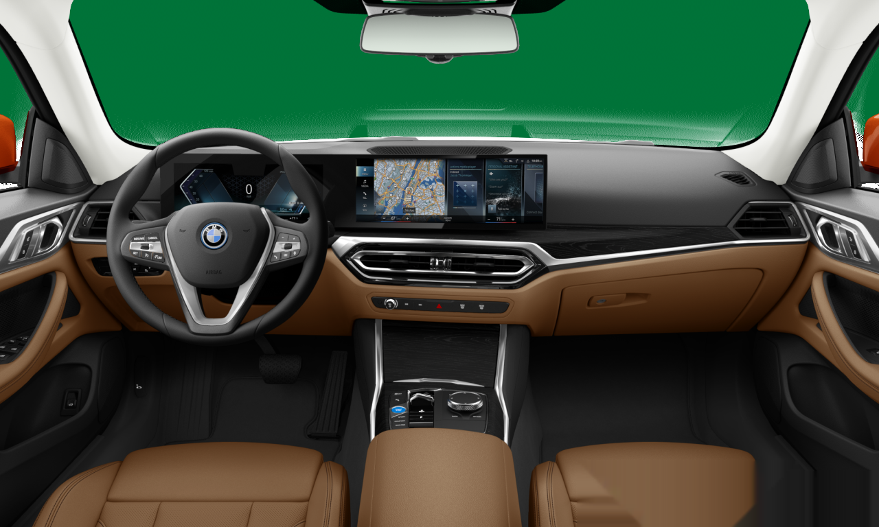Interior of BMW i4 eDrive40 (G26), VIN WBY73AW09PFP94635