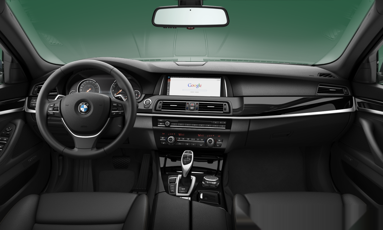 Interior of BMW 535i xDrive (F10 (MUE)), VIN WBA5B31020D028355