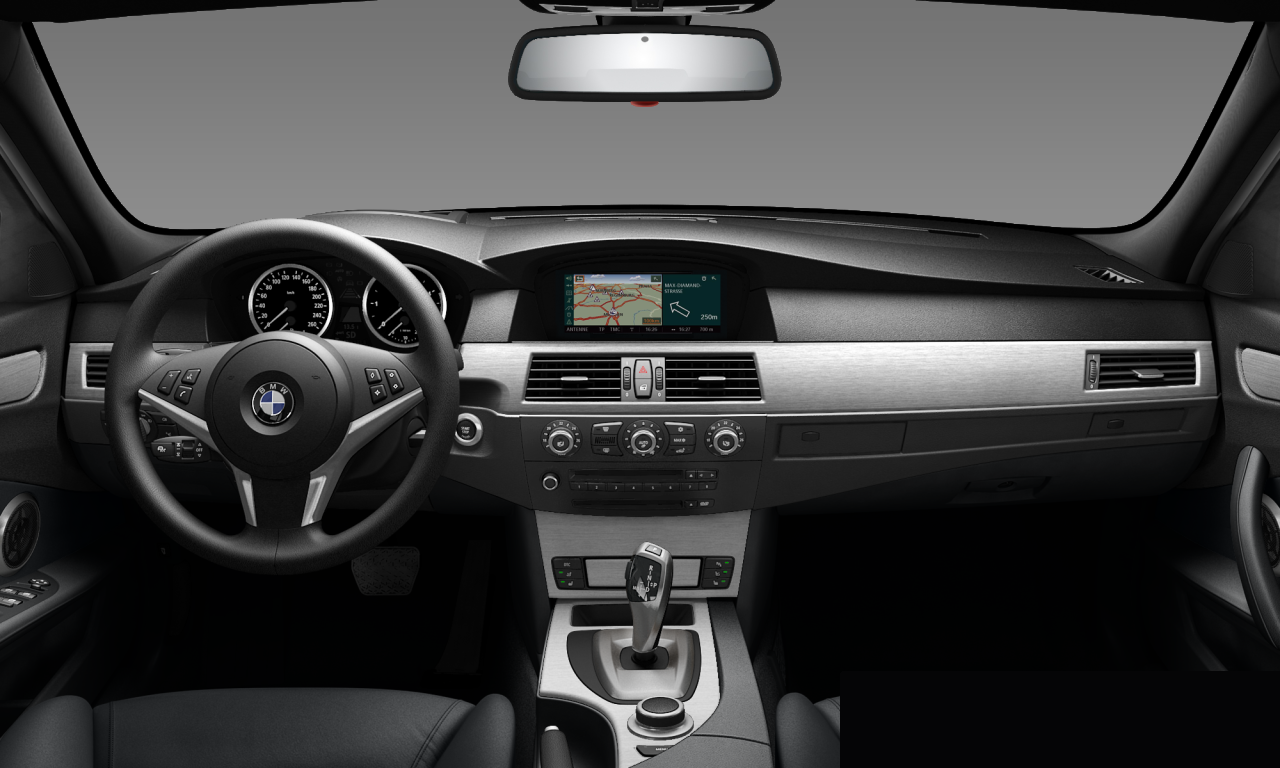 Interior of 2007 BMW 530d (E60 (MUE)), VIN WBANX71020CS58590