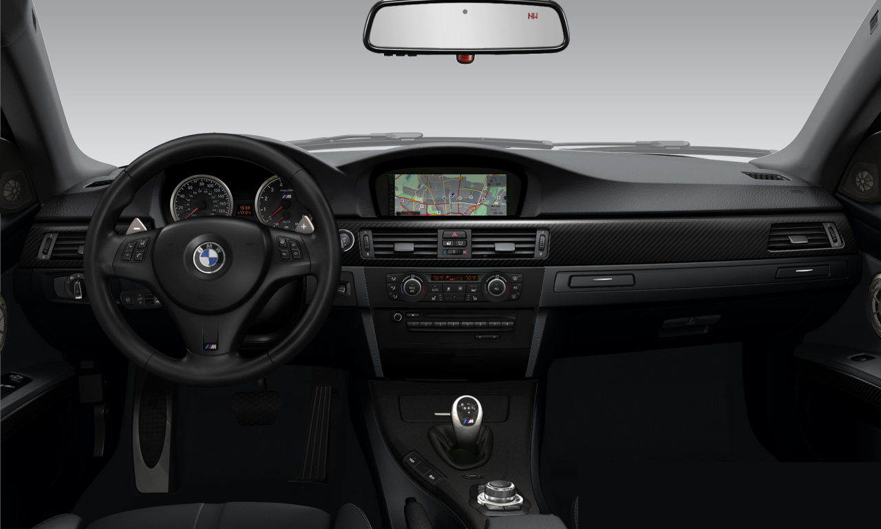 Interior of BMW M3 (E93 (M3)), VIN WBSDX9C59DE786228