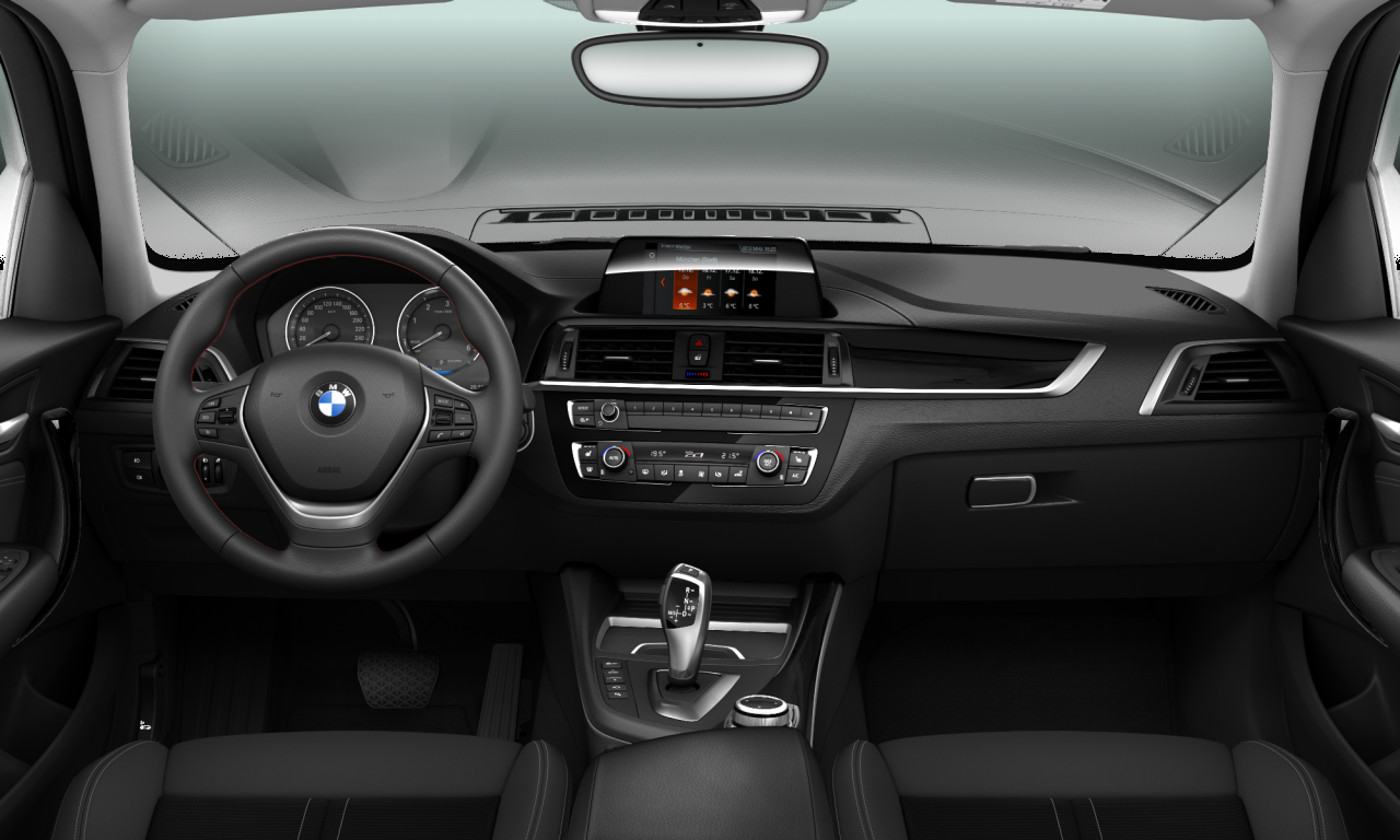 Interior of 2019 BMW 118d (F20 (MUE)), VIN WBA1S510507D65100