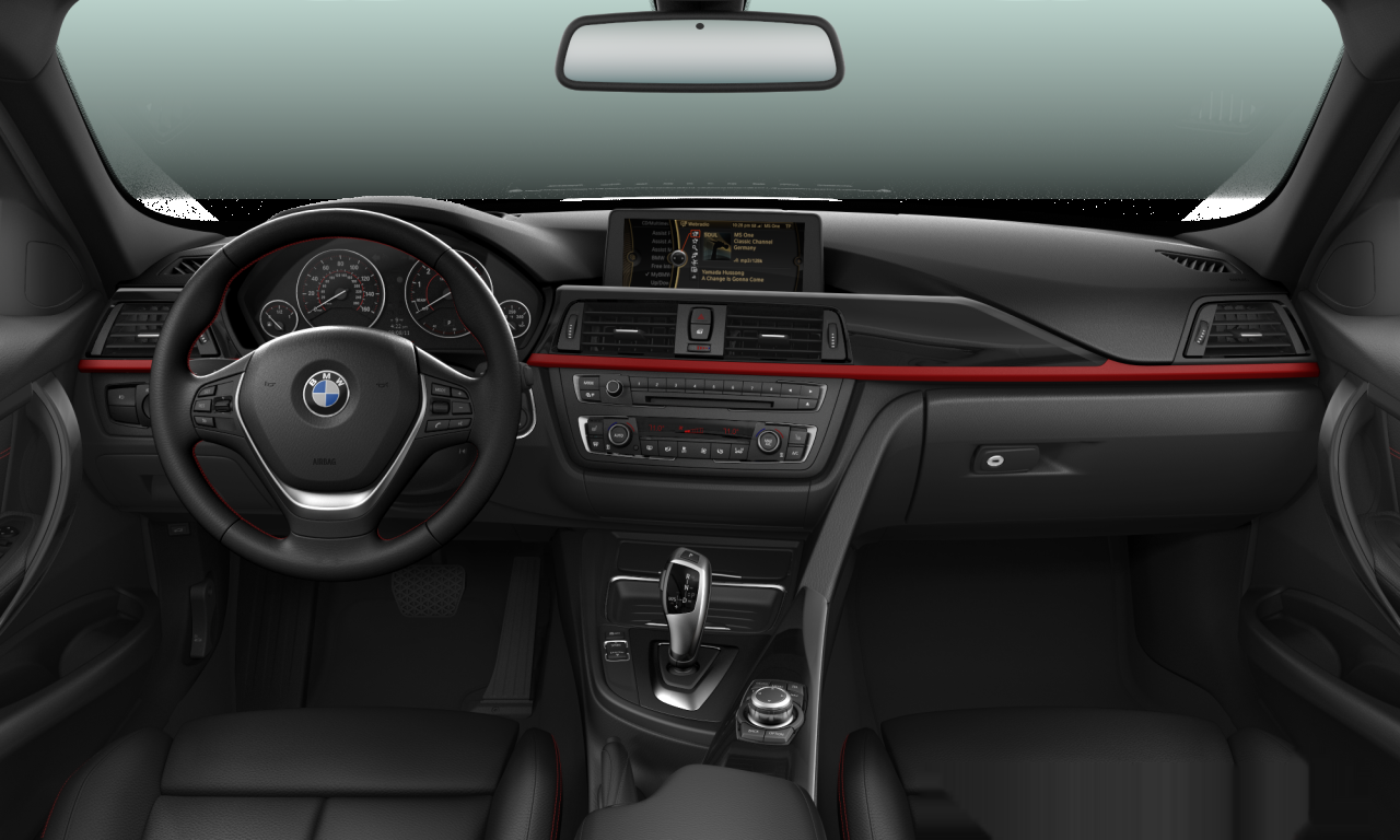 Interior of BMW 328i (F30), VIN WBA3C1C56CF432513