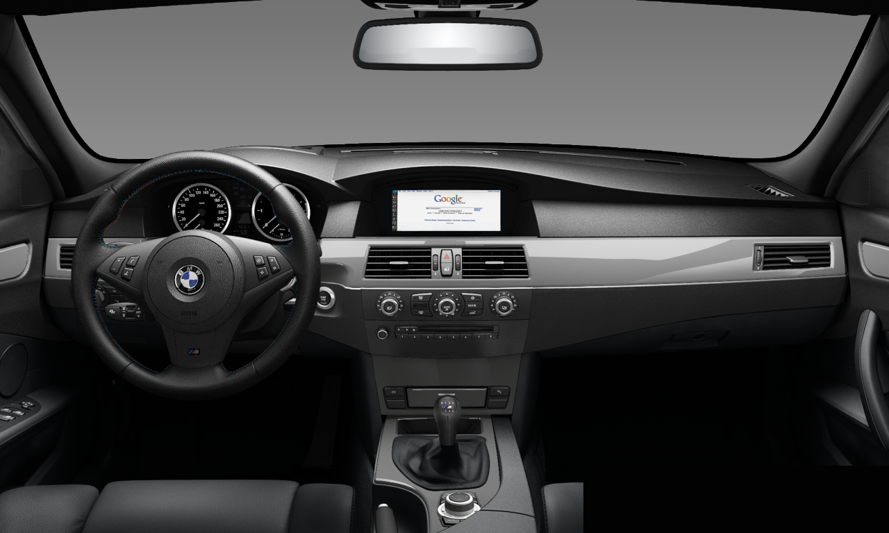 Interior of BMW 520d (E60 (MUE)), VIN WBANX31060C094348