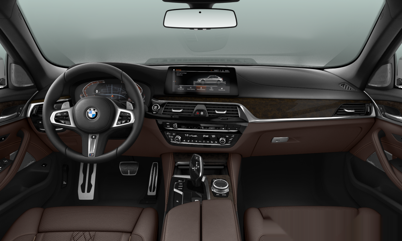 Interior of 2019 BMW 530i (G30), VIN WBAJR3C00LCD31087