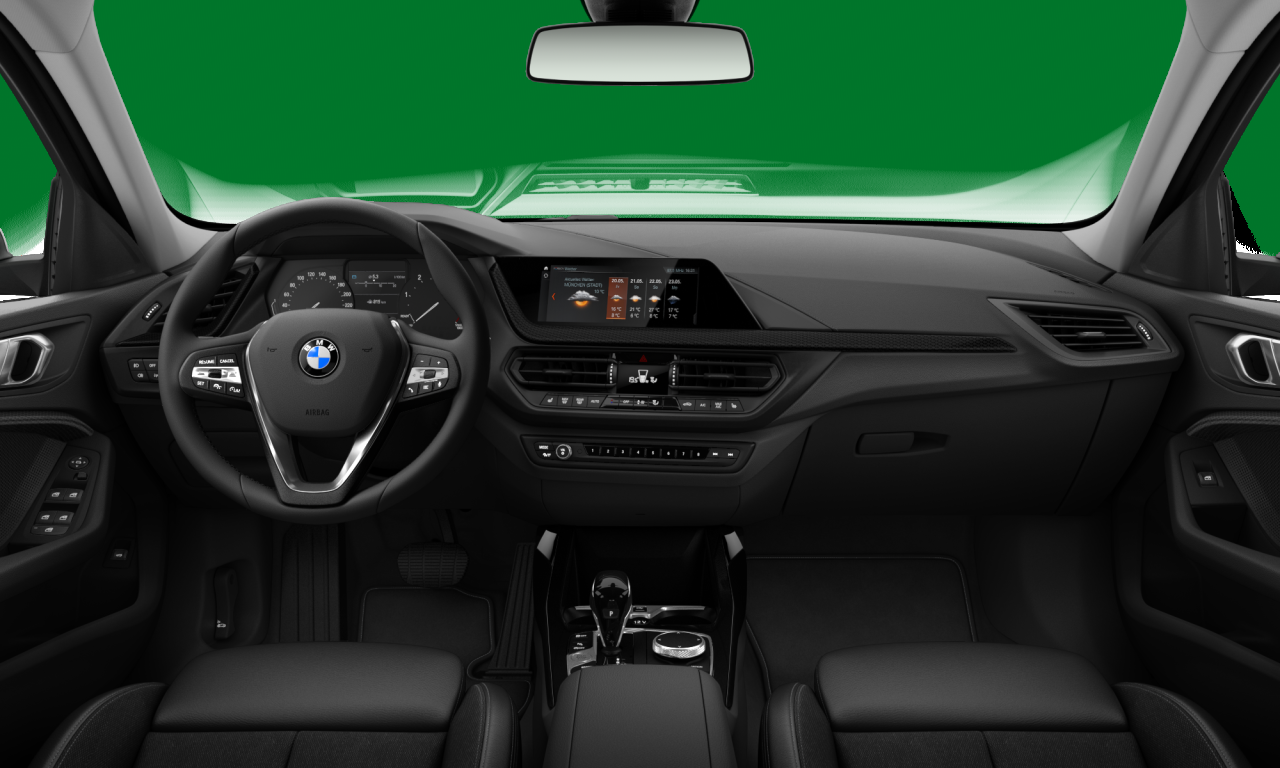 Interior of 2019 BMW 118d (F40), VIN WBA7M910807F15227