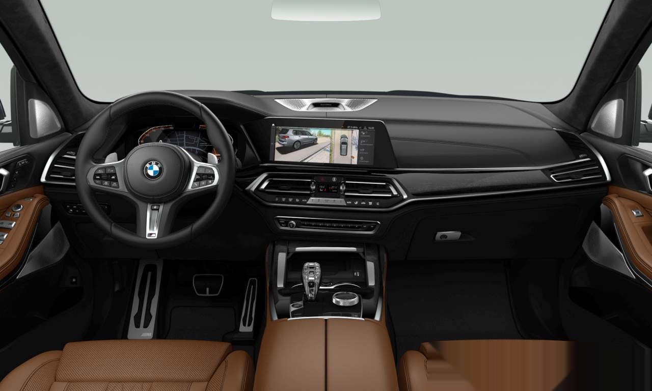 Interior of BMW X7 xDrive40i (G07), VIN WBACW2105N9K53403