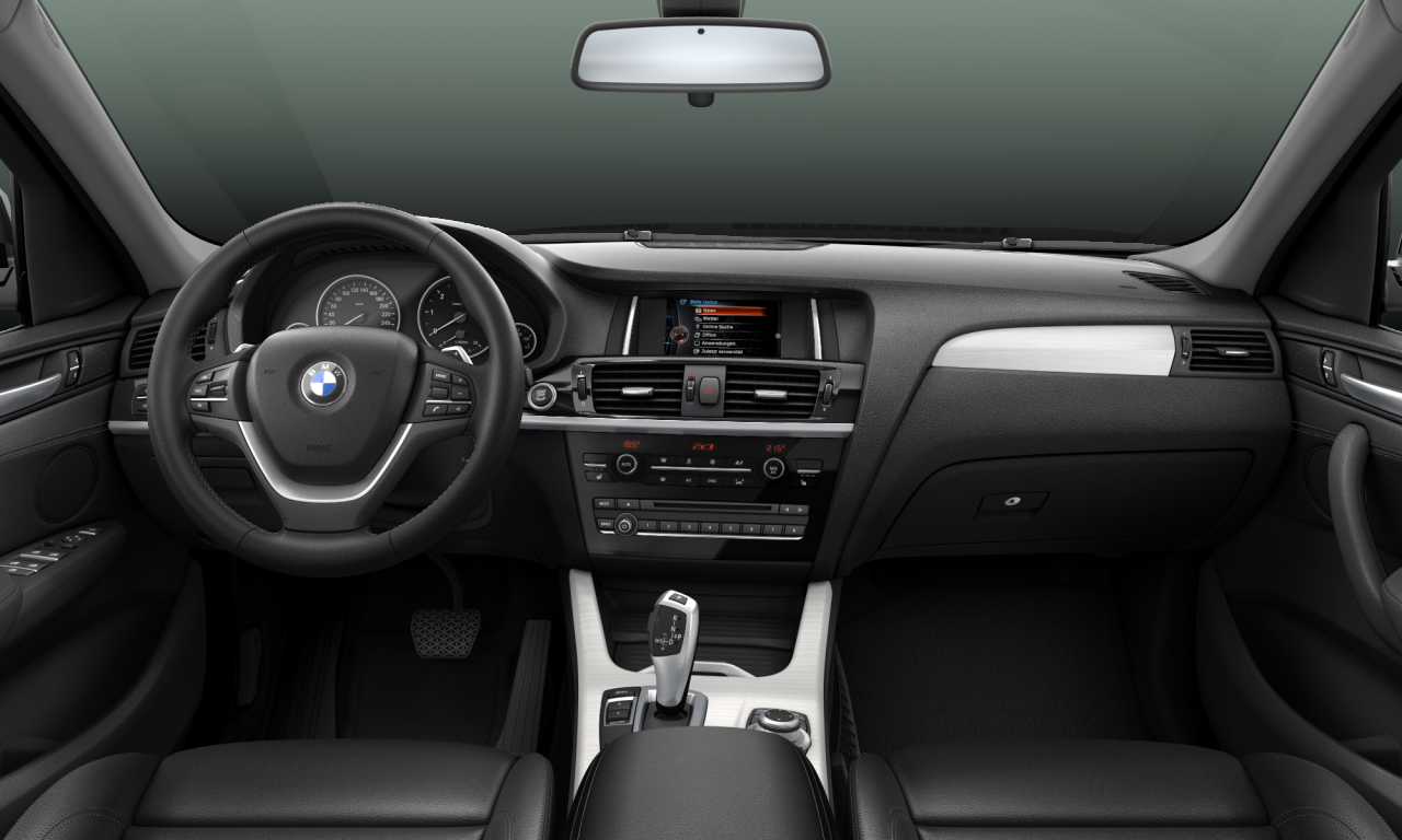 Interior of BMW X4 xDrive20d (F26), VIN WBAXX110600R39469