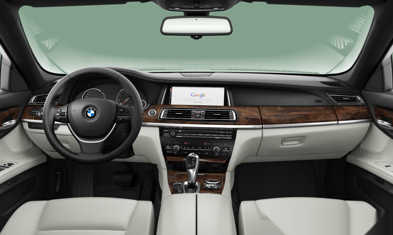 Interior of BMW 730Li (F02 (MUE)), VIN WBAYE2101FD850782