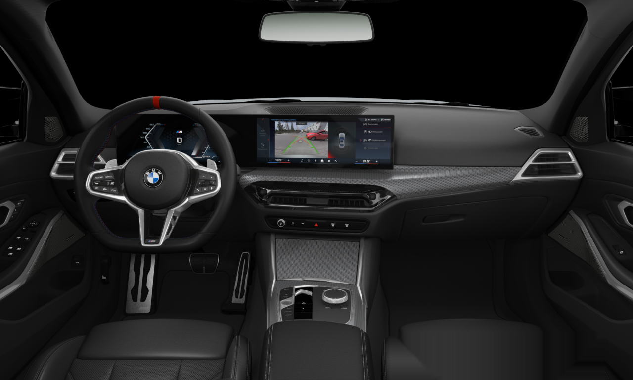 Interior of BMW M340i xDrive (G20 (MUE)), VIN WBA48FF0608F63317
