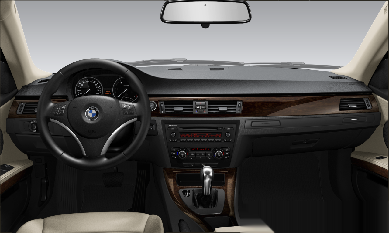 Interior of 2011 BMW 330d xDrive (E92 (MUE)), VIN WBAKH51050E490156