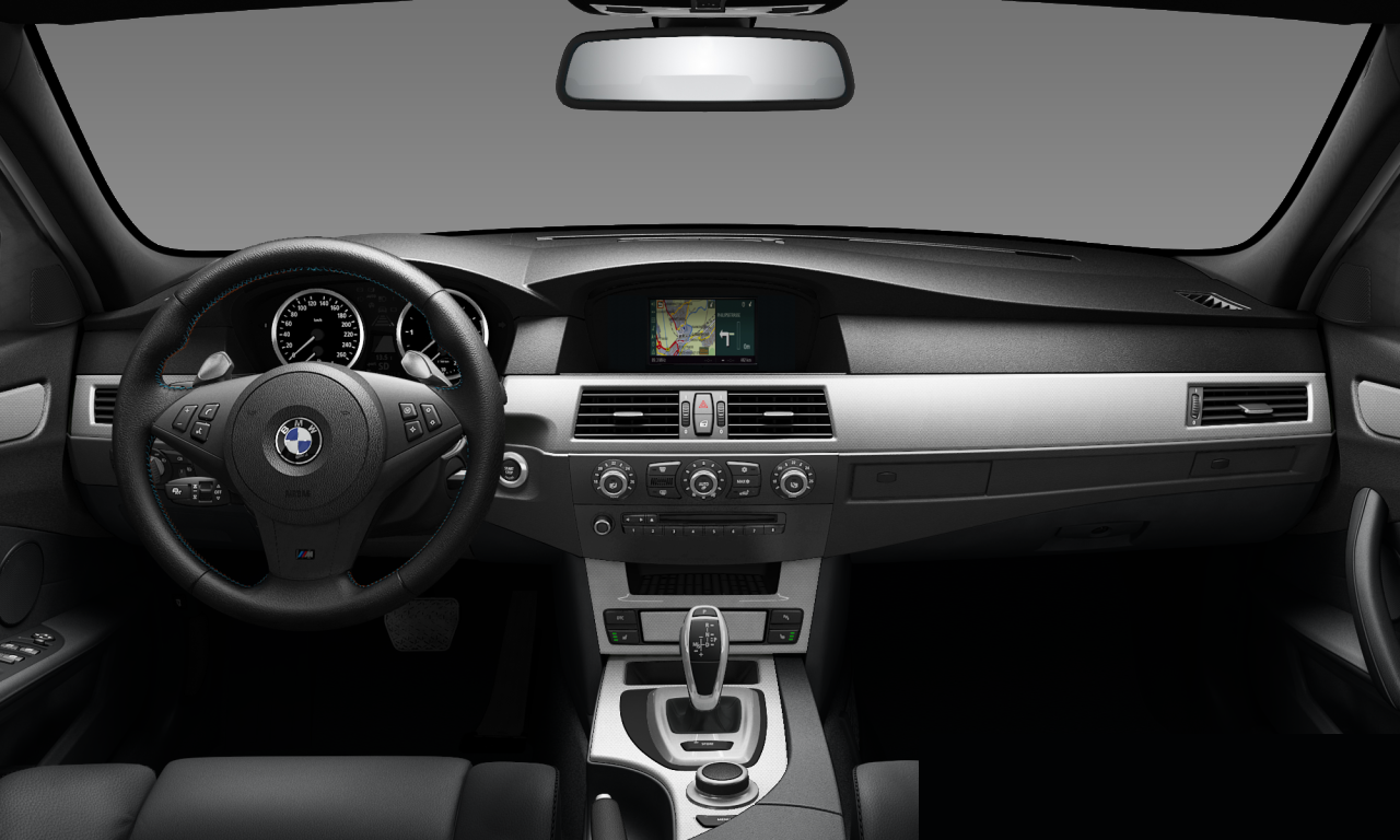 Interior of BMW 535d (E60 (MUE)), VIN WBANX91010CU47422
