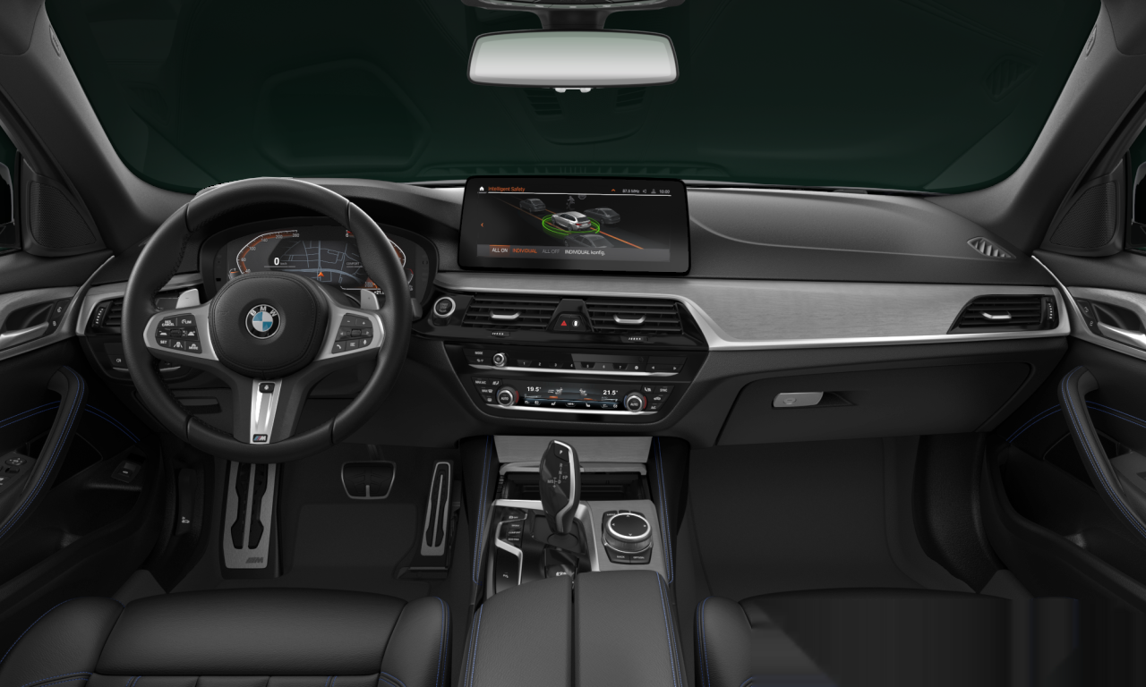 Interior of BMW 530d xDrive (G31 (MUE)), VIN WBA31AJ070CM46530