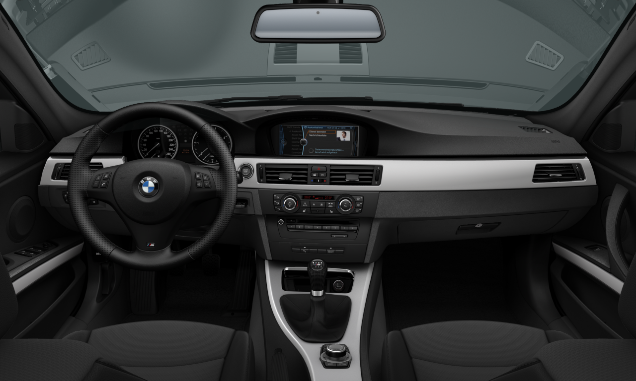 Interior of 2010 BMW 320d (E90 (MUE)), VIN WBAPP11000E560017
