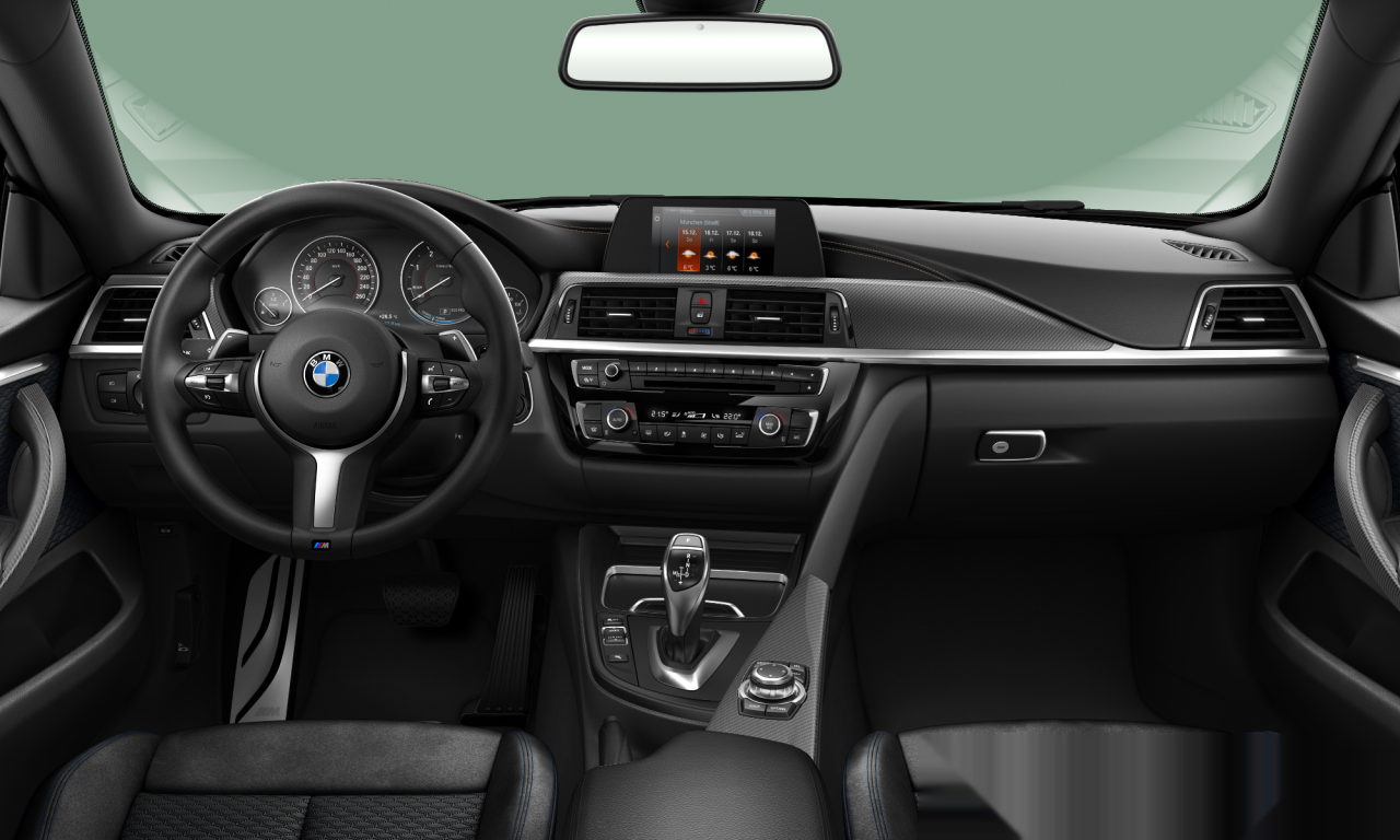 Interior of 2017 BMW 420d (F36 (MUE)), VIN WBA4K31080BG86076
