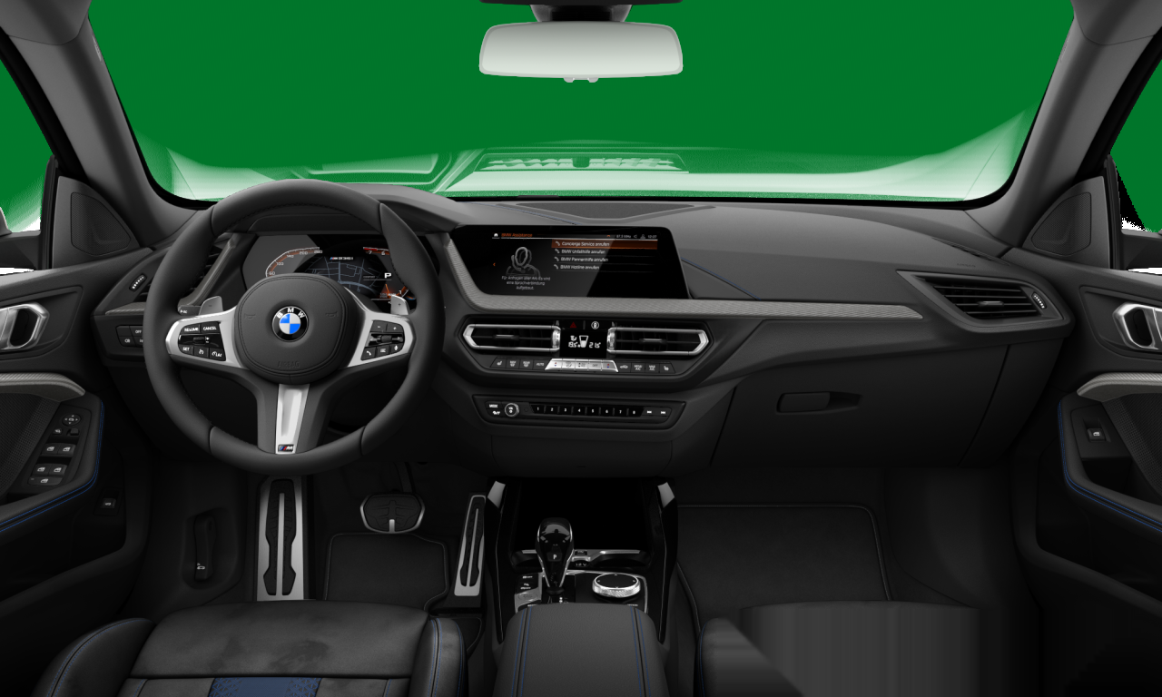Interior of BMW M235i xDrive (F44), VIN WBA12AL0307L52493