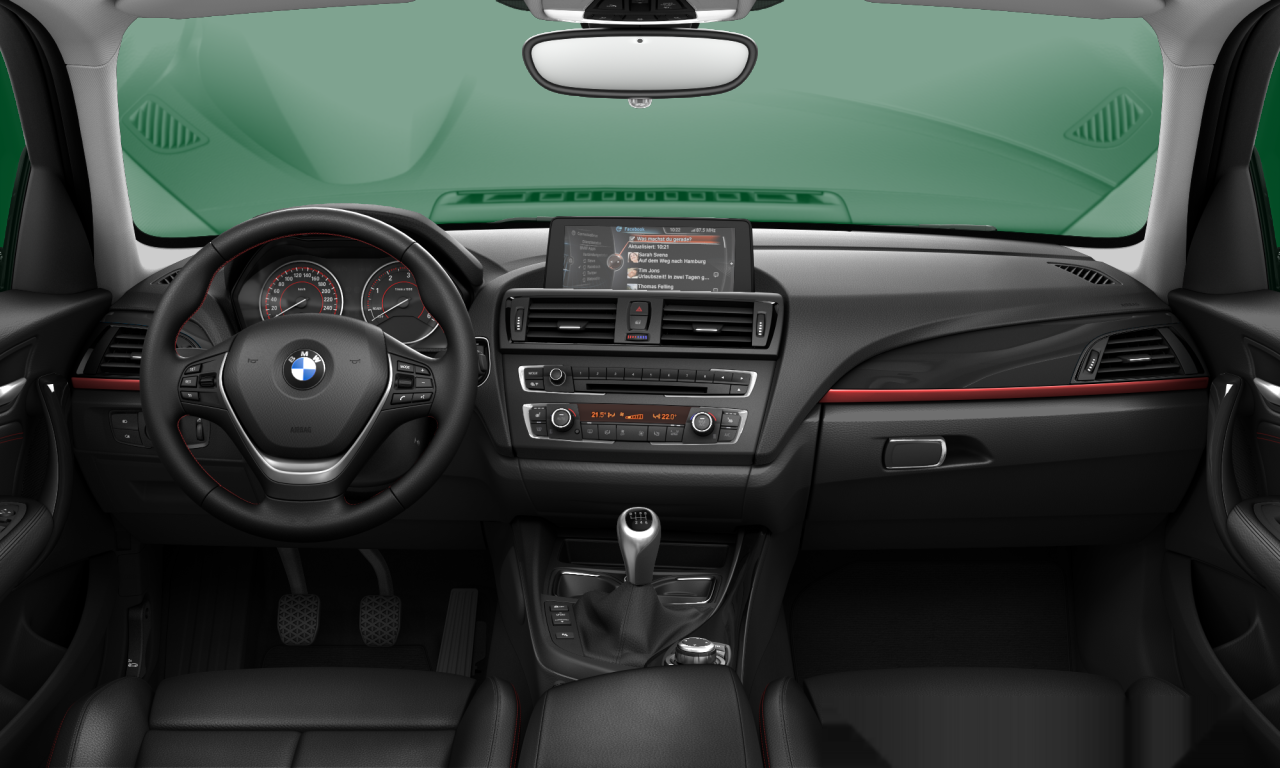 Interior of 2013 BMW 118d (F20), VIN WBA1C11080E882020