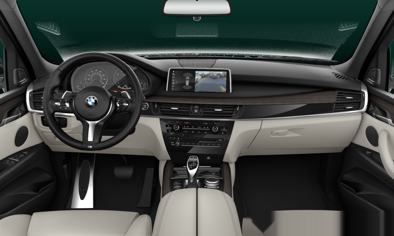 Interior of BMW X5 xDrive35i (F15), VIN 5UXKR0C55J0X86898