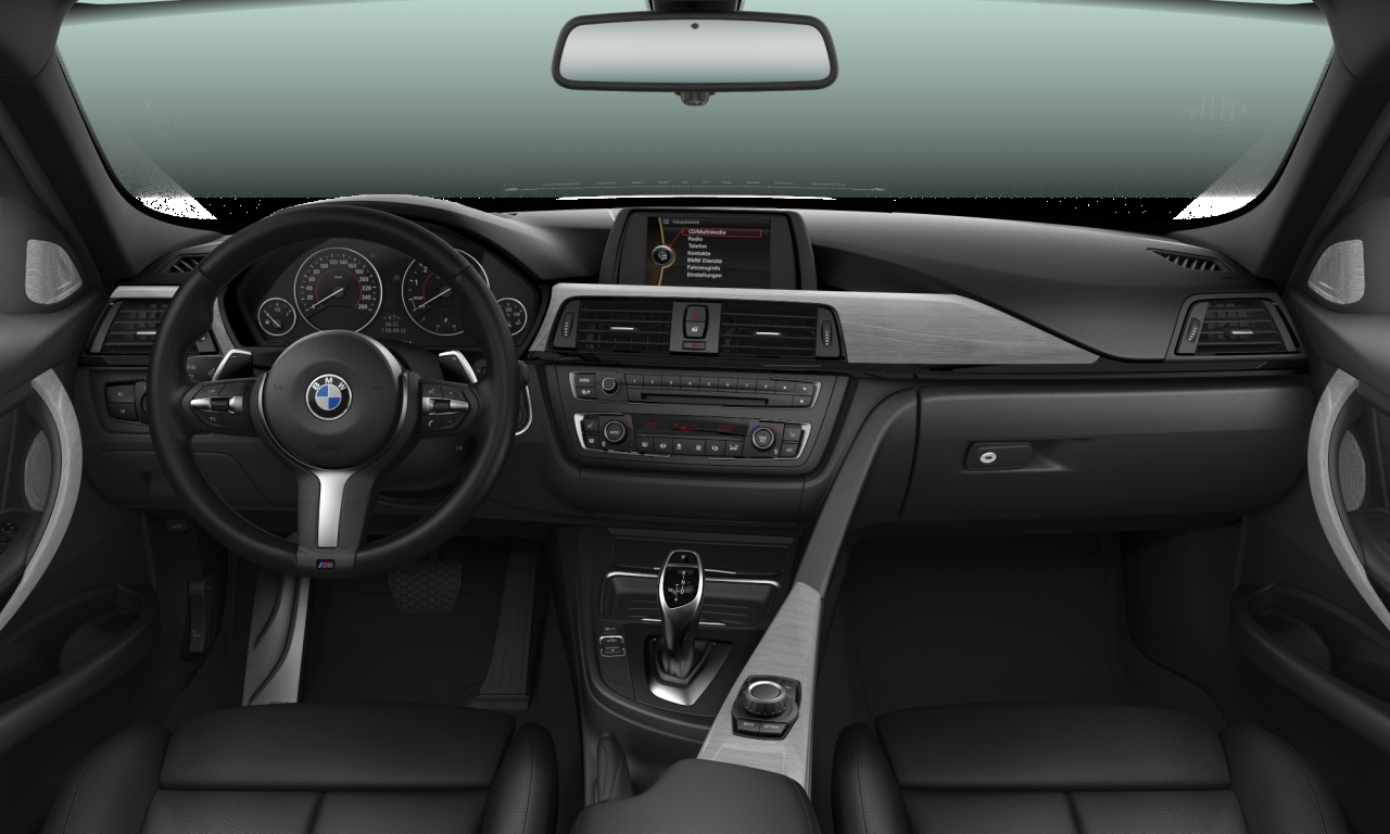 Interior of BMW 328i (F31), VIN WBA3G510X0F484841