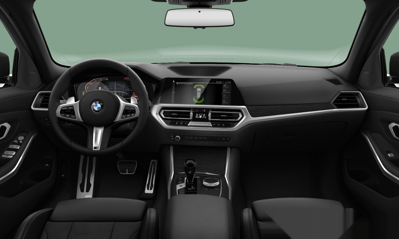 Interior of BMW 330i (G21), VIN WBA6K51020FM96123