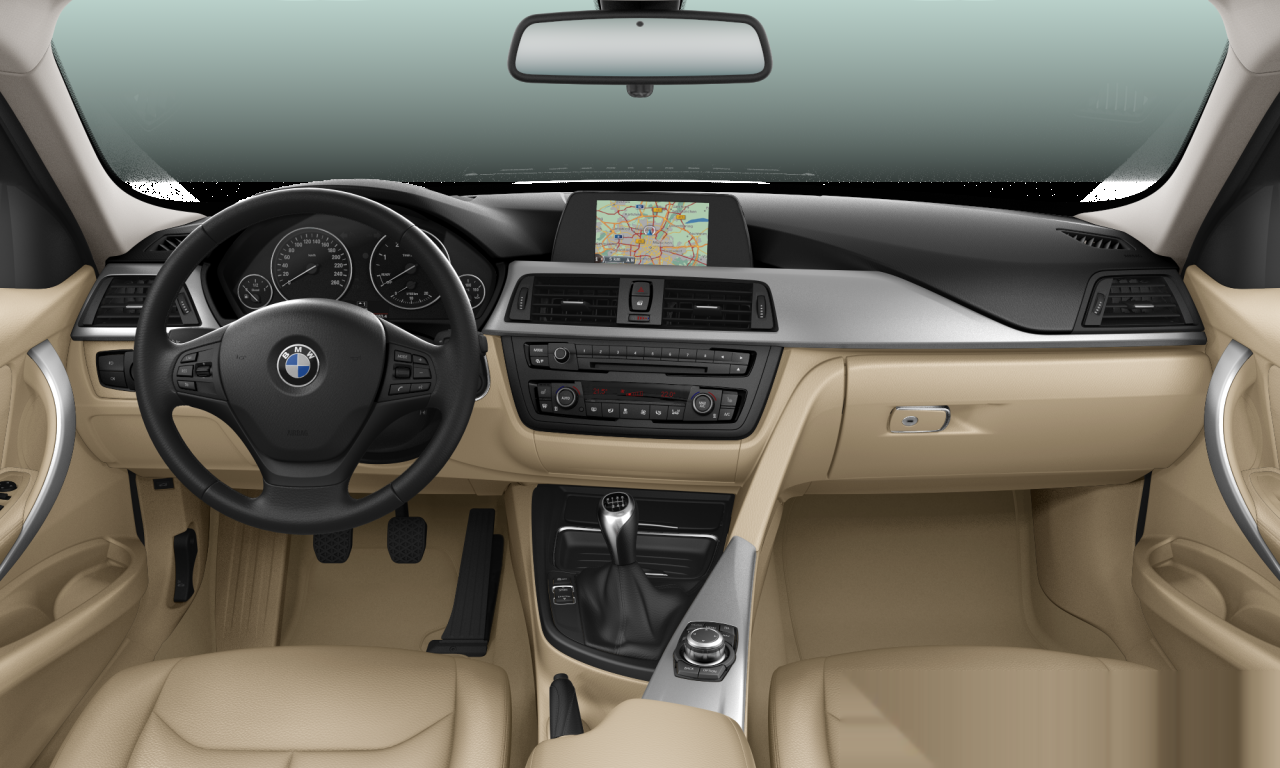 Interior of BMW 320d EfficientDynamics Edition (F30), VIN WBA3E12070F167368