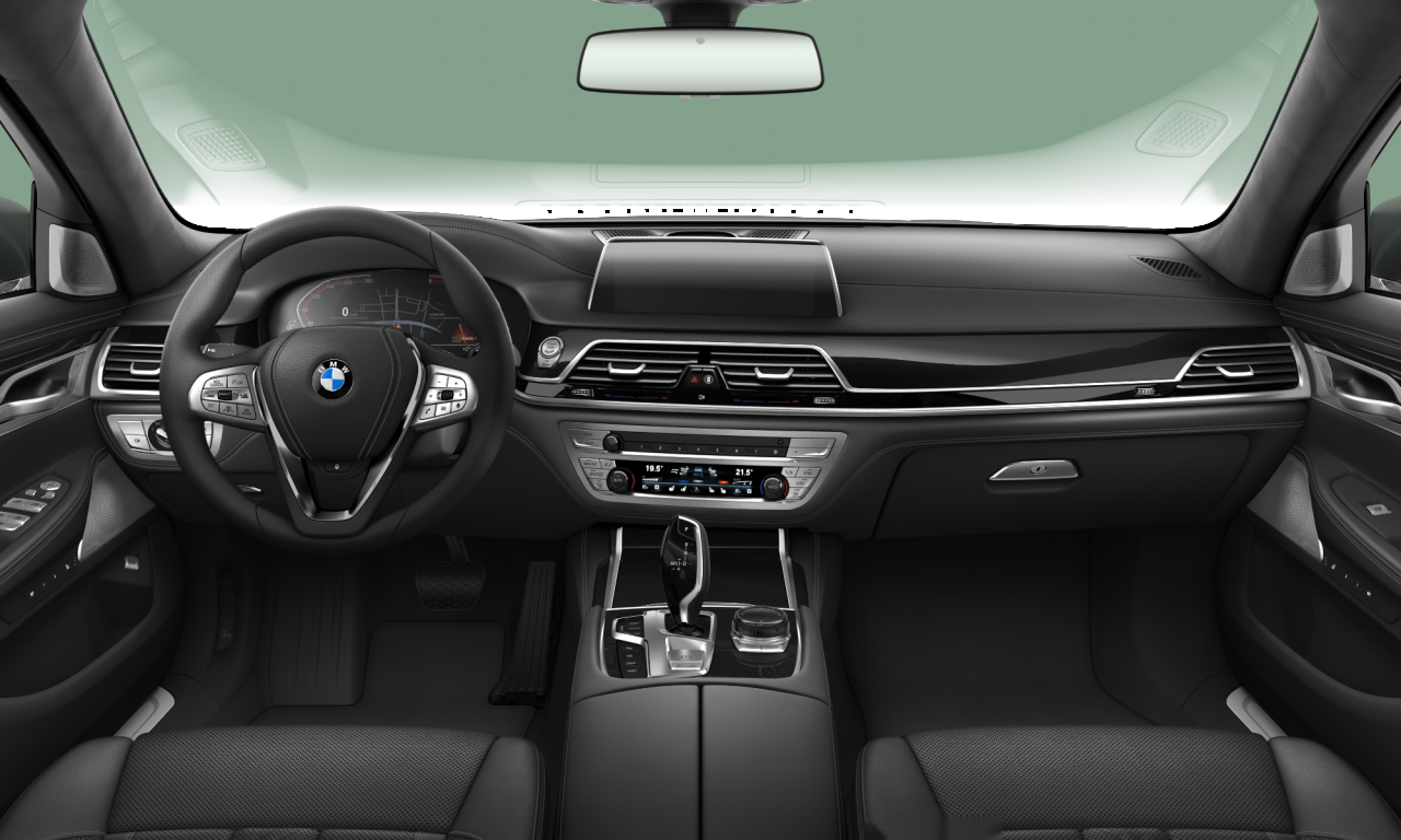 Interior of BMW 730Ld xDrive (G12 (MUE)), VIN WBA7V41030CD01091