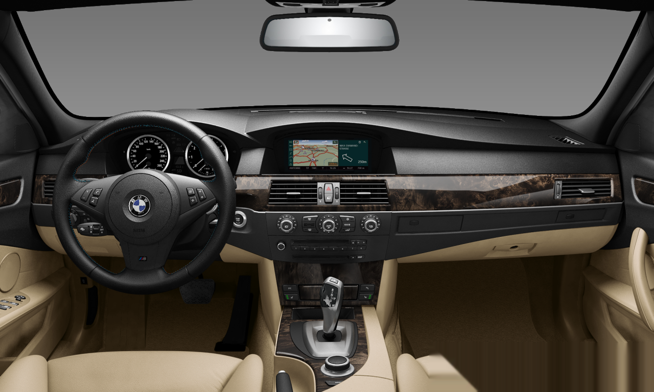 Interior of BMW 523i (E60 (MUE)), VIN WBANU310X0CJ28087