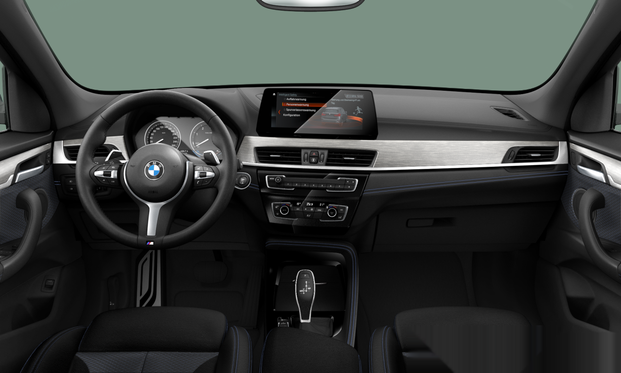 Interior of 2021 BMW X1 xDrive18d (F48 (MUE)), VIN WBA32AD0905T15497