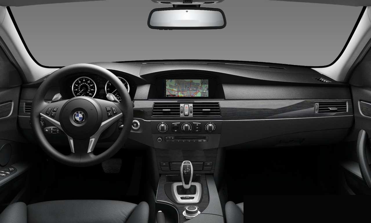 Interior of BMW 535i (E60 (MUE)), VIN WBANW13518CZ82436